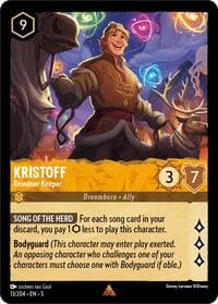 Kristoff - Reindeer Keeper - Shimmering Skies - Disney Lorcana card