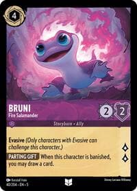 Bruni - Fire Salamander - Shimmering Skies - Disney Lorcana card