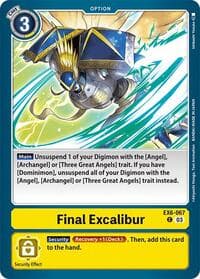 Final Excalibur - Infernal Ascension - Digimon Card Game card
