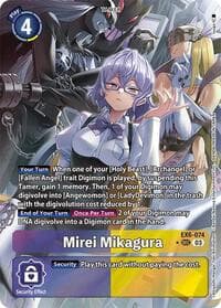 Mirei Mikagura (Alternate Art) - Infernal Ascension - Digimon Card Game card