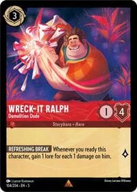 Wreck-It Ralph - Demolition Dude - Shimmering Skies - Disney Lorcana card