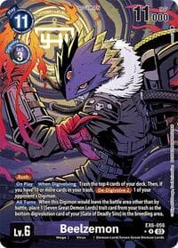 Beelzemon (Alternate Art) - Infernal Ascension - Digimon Card Game card