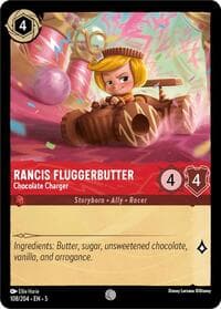 Rancis Fluggerbutter - Chocolate Charger - Shimmering Skies - Disney Lorcana card