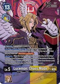 Lucemon: Chaos Mode (Alternate Art) - Infernal Ascension - Digimon Card Game card