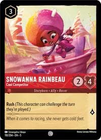 Snowanna Rainbeau - Cool Competitor - Shimmering Skies - Disney Lorcana card
