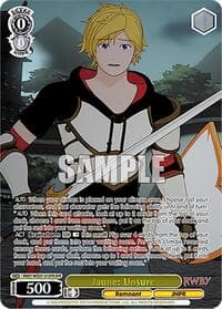 Jaune: Unsure (OFR) - RWBY Premium Booster - Weiss Schwarz card