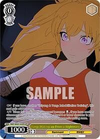 Yang: Waking up From a Nightmare (OFR) - RWBY Premium Booster - Weiss Schwarz card