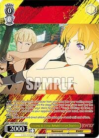 Taiyang & Yang: Rehabilitation Training (OFR) - RWBY Premium Booster - Weiss Schwarz card