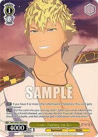 Sun: Raring to Go (OFR) - RWBY Premium Booster - Weiss Schwarz card