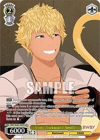 Sun: Awkward Smile (OFR) - RWBY Premium Booster - Weiss Schwarz card