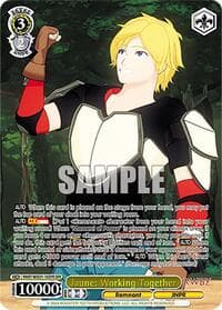 Jaune: Working Together (OFR) - RWBY Premium Booster - Weiss Schwarz card