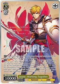 Jaune: Working Together (SP) - RWBY Premium Booster - Weiss Schwarz card