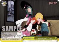 Moment of Peace - RWBY Premium Booster - Weiss Schwarz card
