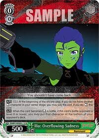 Ilia: Overflowing Sadness - RWBY Premium Booster - Weiss Schwarz card
