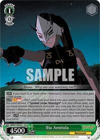 Ilia Amitola - RWBY Premium Booster - Weiss Schwarz card