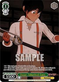 Oscar: Inherited Cane (OFR) - RWBY Premium Booster - Weiss Schwarz card