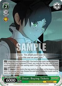 Oscar: Buying Tickets - RWBY Premium Booster - Weiss Schwarz card