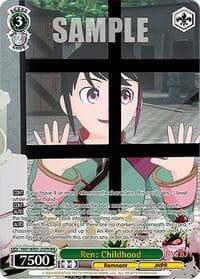 Ren: Childhood (OFR) - RWBY Premium Booster - Weiss Schwarz card