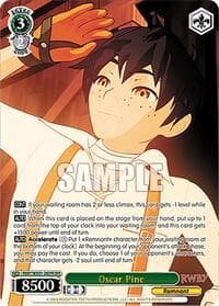 Oscar Pine (OFR) - RWBY Premium Booster - Weiss Schwarz card