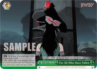For All Who Have Fallen - RWBY Premium Booster - Weiss Schwarz card