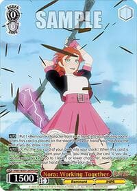 Nora: Working Together (OFR) - RWBY Premium Booster - Weiss Schwarz card