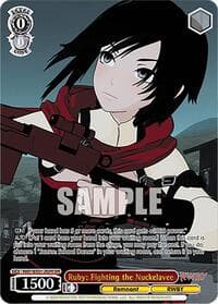 Ruby: Fighting the Nuckelavee (OFR) - RWBY Premium Booster - Weiss Schwarz card