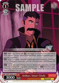 Arthur: Inner Circle - RWBY Premium Booster - Weiss Schwarz card