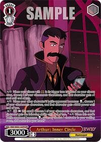 Arthur: Inner Circle (OFR) - RWBY Premium Booster - Weiss Schwarz card