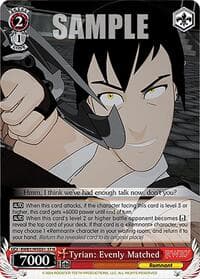 Tyrian: Evenly Matched - RWBY Premium Booster - Weiss Schwarz card