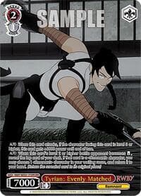 Tyrian: Evenly Matched (OFR) - RWBY Premium Booster - Weiss Schwarz card
