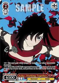 Ruby: Working Together (OFR) - RWBY Premium Booster - Weiss Schwarz card