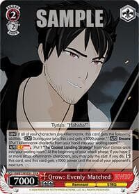 Qrow: Evenly Matched - RWBY Premium Booster - Weiss Schwarz card