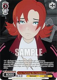 Nora: Fighting the Nuckelavee (OFR) - RWBY Premium Booster - Weiss Schwarz card
