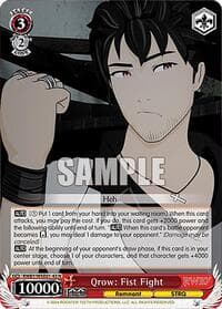 Qrow: Fist Fight - RWBY Premium Booster - Weiss Schwarz card