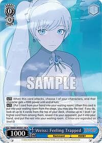 Weiss: Feeling Trapped - RWBY Premium Booster - Weiss Schwarz card