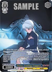 Weiss: Feeling Trapped (OFR) - RWBY Premium Booster - Weiss Schwarz card