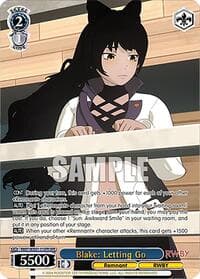 Blake: Letting Go (OFR) - RWBY Premium Booster - Weiss Schwarz card