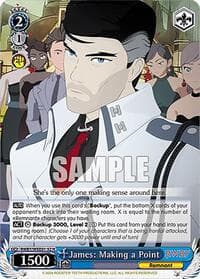 James: Making a Point - RWBY Premium Booster - Weiss Schwarz card