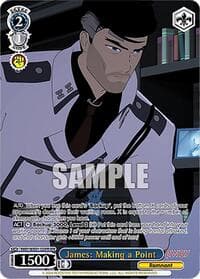 James: Making a Point (OFR) - RWBY Premium Booster - Weiss Schwarz card
