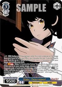 Blake: Determined (OFR) - RWBY Premium Booster - Weiss Schwarz card