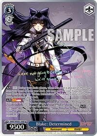 Blake: Determined (SP) - RWBY Premium Booster - Weiss Schwarz card