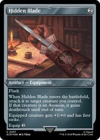 Hidden Blade (Foil Etched) - Universes Beyond: Assassin's Creed - Magic: The Gathering card