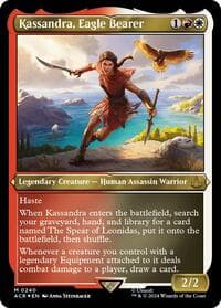 Kassandra, Eagle Bearer (Foil Etched) - Universes Beyond: Assassin's Creed - Magic: The Gathering card