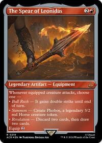 The Spear of Leonidas (Foil Etched) - Universes Beyond: Assassin's Creed - Magic: The Gathering card