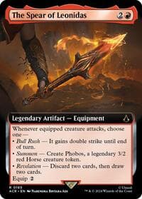 The Spear of Leonidas (Extended Art) - Universes Beyond: Assassin's Creed - Magic: The Gathering card