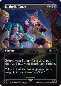 Diabolic Tutor (1592) - Secret Lair Drop Series - Magic: The Gathering card