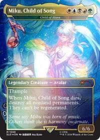 Miku, Child of Song - Child of Alara (Rainbow Foil) - Secret Lair Drop Series - Magic: The Gathering card