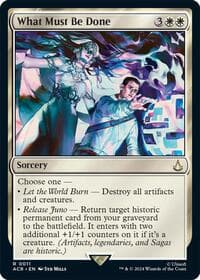 What Must Be Done - Universes Beyond: Assassin's Creed - Magic: The Gathering card