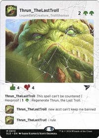 Thrun, the Last Troll - Secret Lair Drop Series - Magic: The Gathering card
