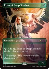 Elves of Deep Shadow (Rainbow Foil) - Secret Lair Drop Series - Magic: The Gathering card